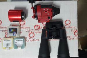 Baader Neodymium Moon & SkyGlow, filtr OIII, filtr UHC, Lornetka Celestron, kamera ZWO ASI294MC Pro, głowica sw star...